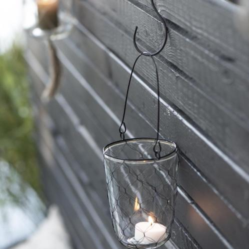 Soliflore ☆ verre et grillage Ib Laursen-SO11
