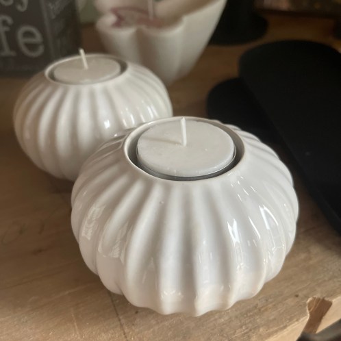 Photophore céramique ☆ Riverdale 10*10*7cm-RIV