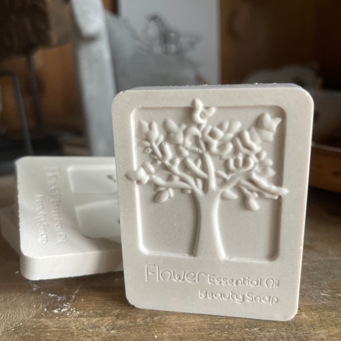 Galet de senteur ☆ plâtre Arbre de Vie 5*7cm