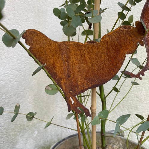 Mobile Cocotte ☆ rouillée 12*18*60cm