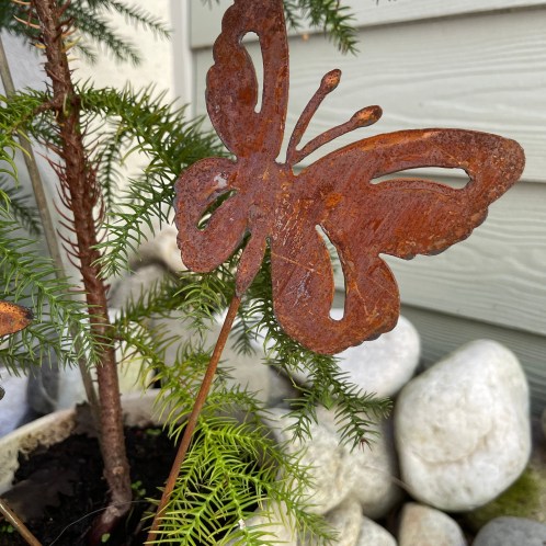 Mobile rouillé Papillon ☆ 11*8cm