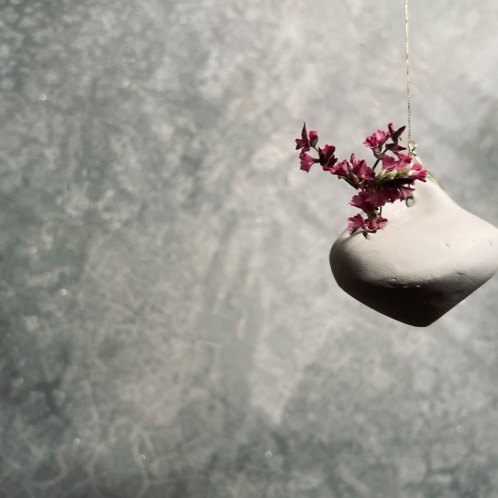 Suspension moyen vase terre-cuite ☆ petit modèle unique 7,5*7,5cm