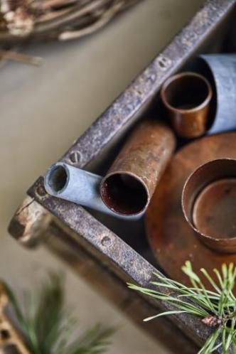 Porte bougie ☆ rouille double pique Ib Laursen -PBR