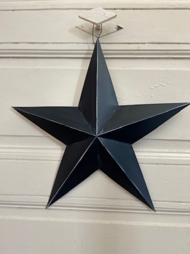 Etoile métal ☆ noir 38*38cm - ET33