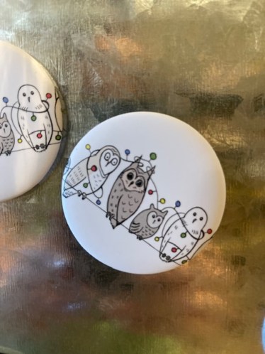 Aimant Popines Chouettes ☆ 5.5*5,5cm